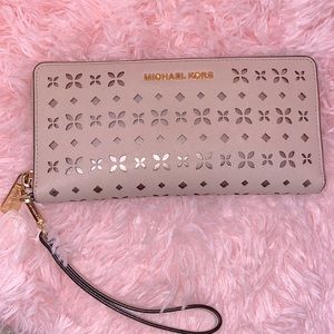 Nude Michael Kors Wristlet
